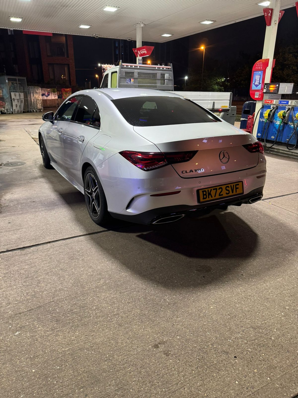 Mercedes GLE AMG interior at dusk