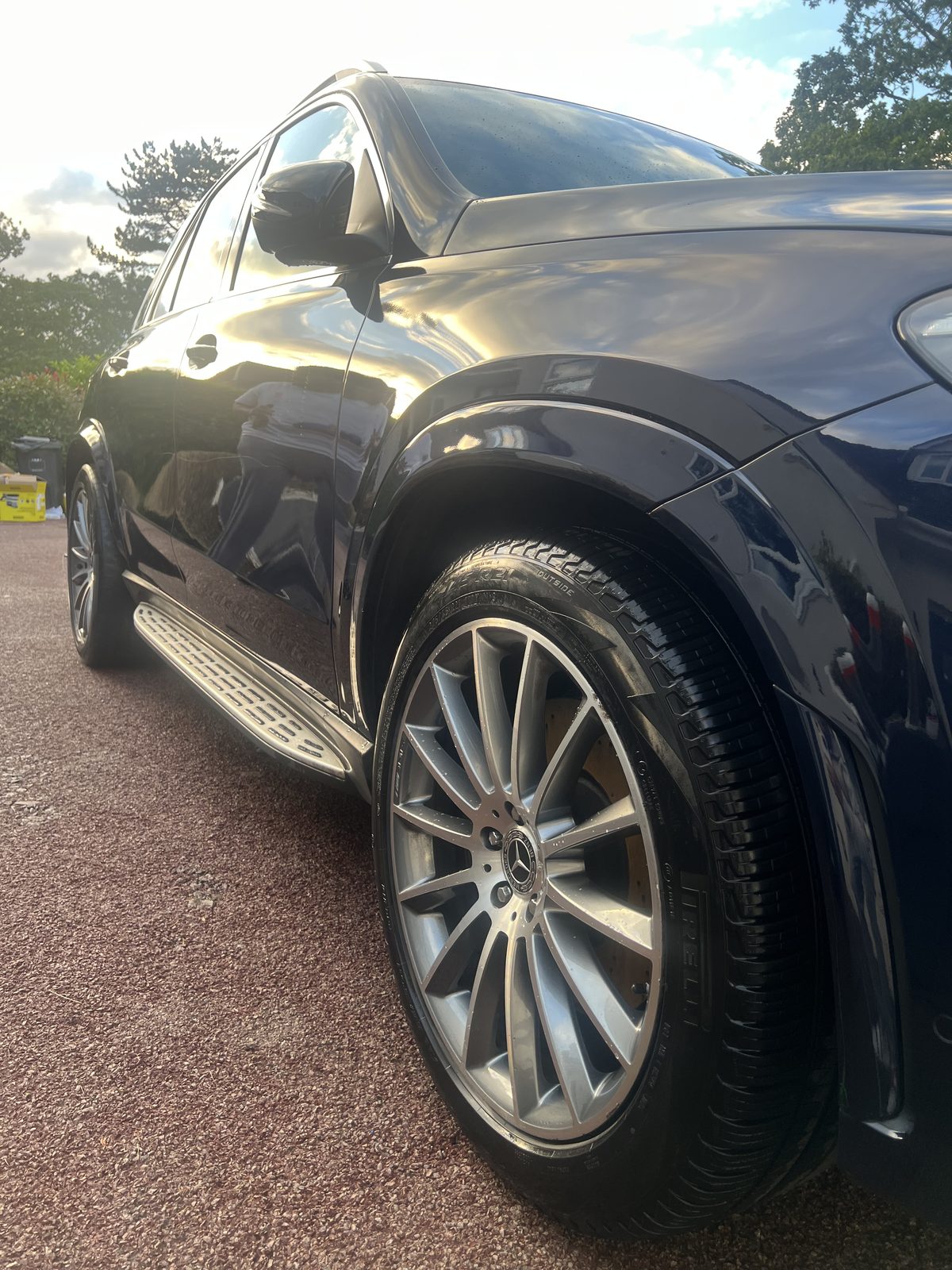 Mercedes GLE alloy wheel deep clean detail